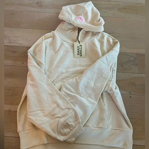 Daily Drills SET: oversized hoodie and Joggers with pink patch